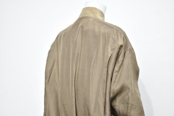 Vintage 100% Silk Bomber Style Jacket by Robert S… - image 8
