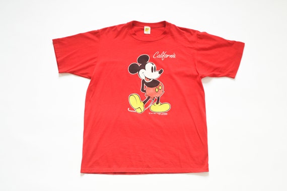 mickey mouse red shirt