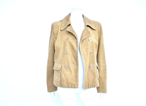 Vintage Gap Corduroy Double Breasted Chore Jacket… - image 1