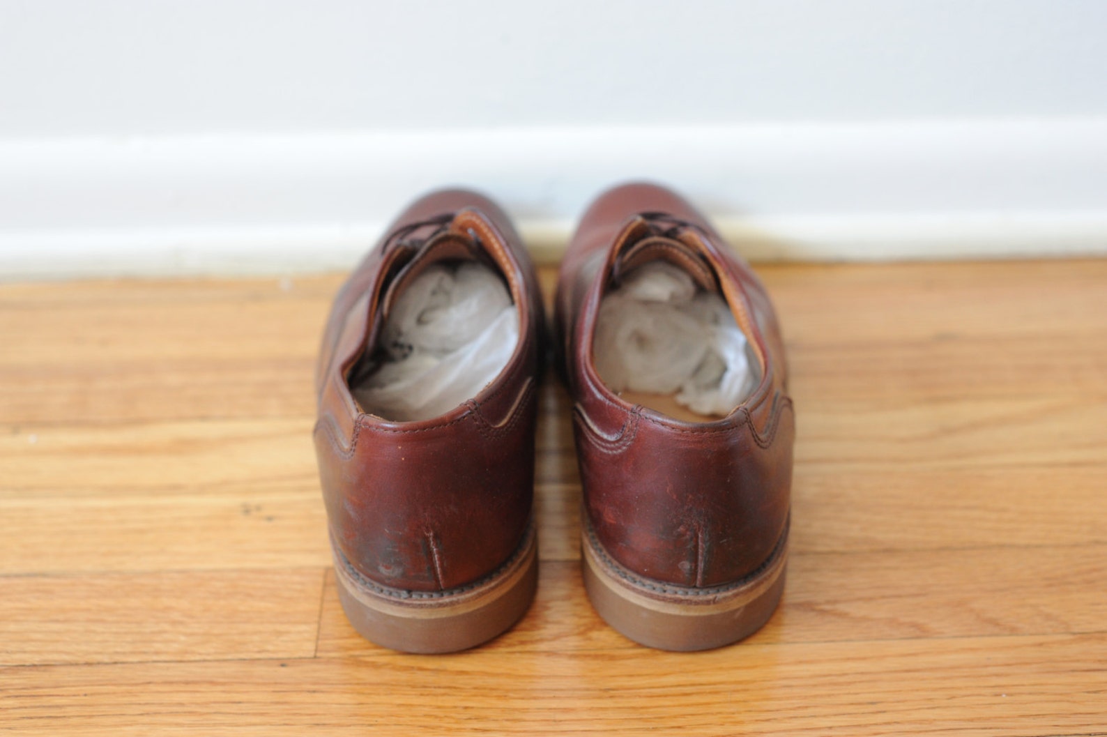SALE Vintage Lands End Mens Oxford Saddle Shoes Mens 8 1/2 / Etsy UK