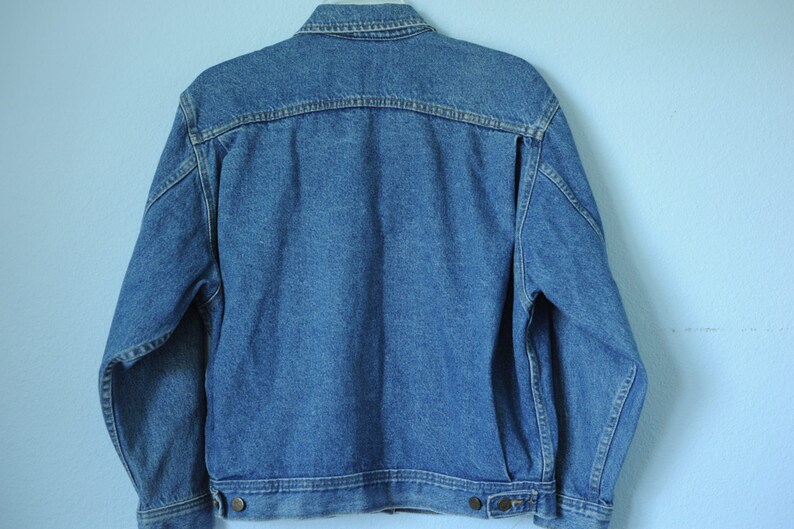 Made in USA Vintage Lee Riders Denim Jacket Womens size Small ITEM635