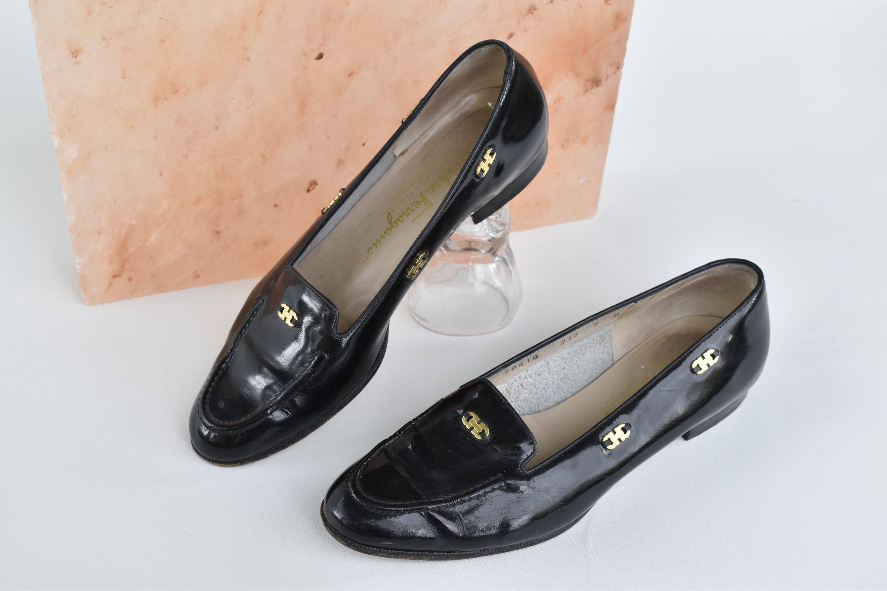 Vintage Salvatore Ferragamo Loafers Made in Italy Womens 7