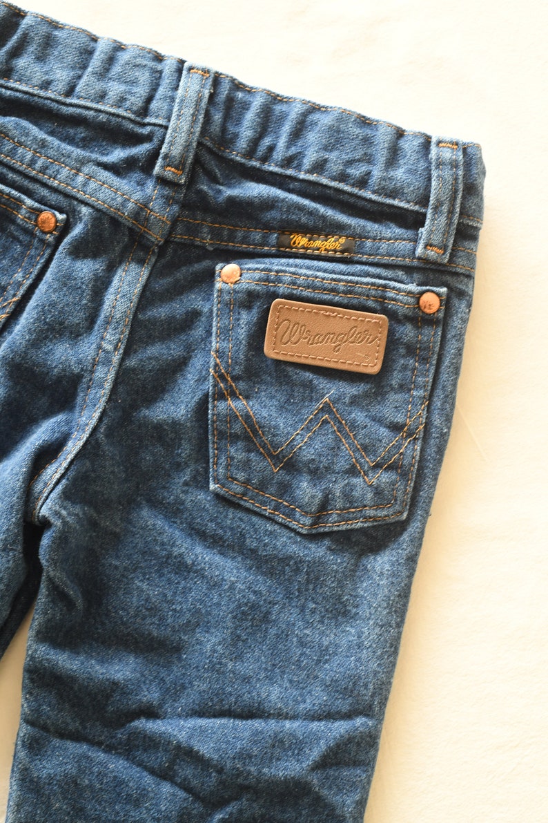 Vintage Wrangler Dark Blue Denim Pants Size 2T Regular ITEM G-202