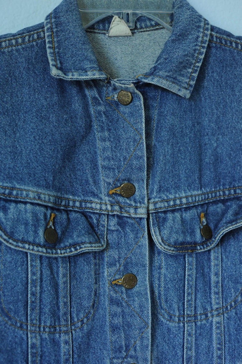 Made in USA Vintage Lee Riders Denim Jacket Womens size Small ITEM635
