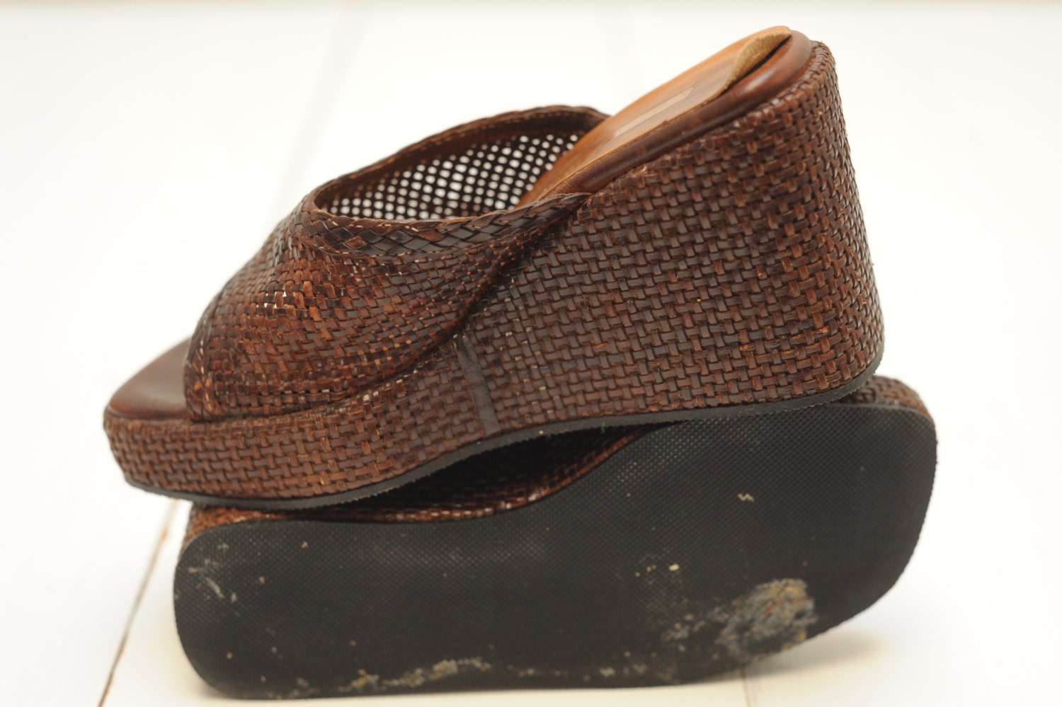 sesto meucci woven sandals