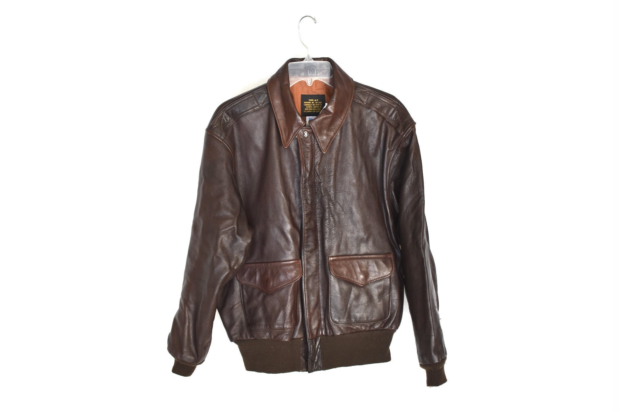 AVIREX / Goat Skin Leather Parka Foodie
