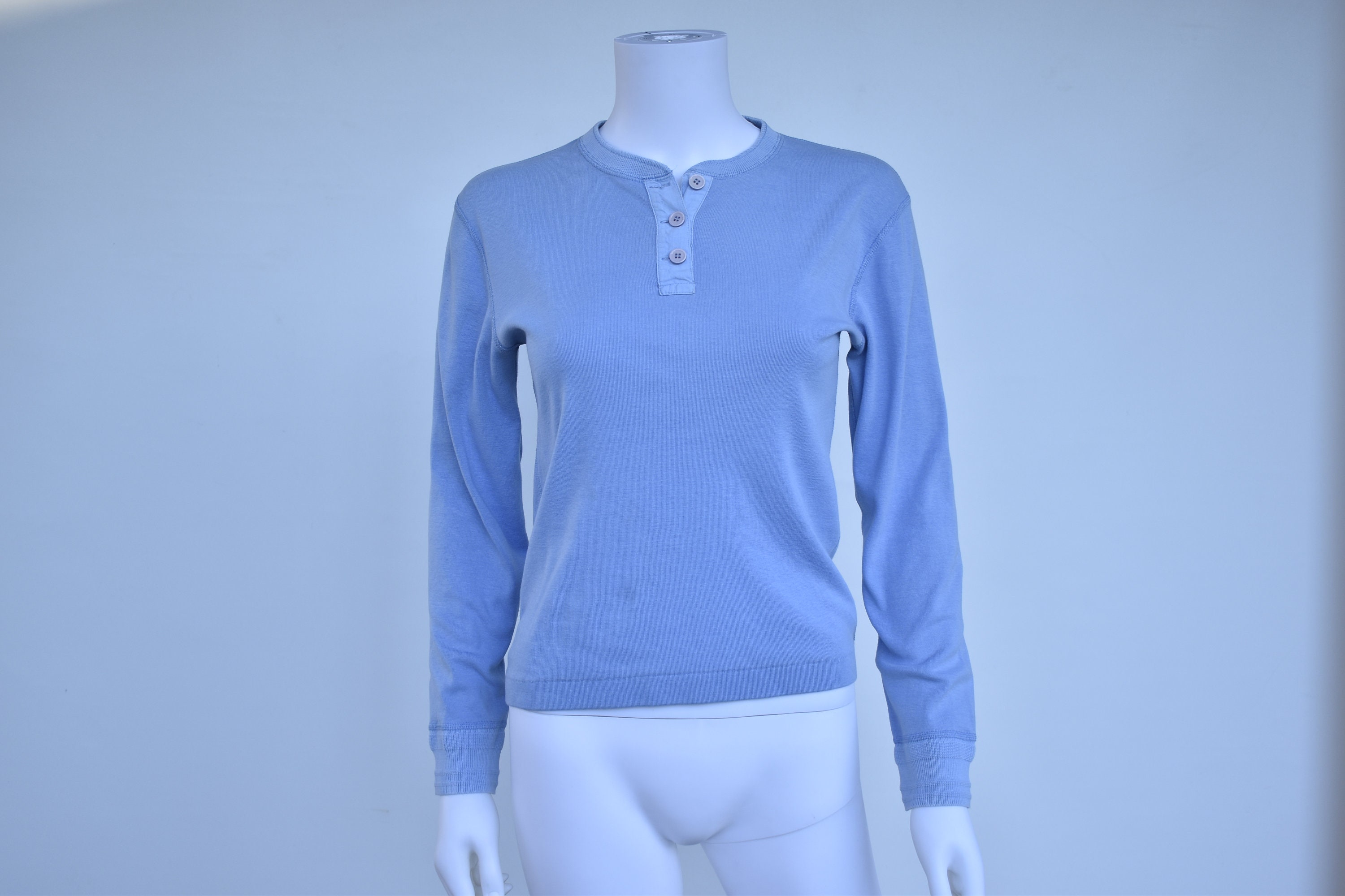 Long john shirt store with buttons