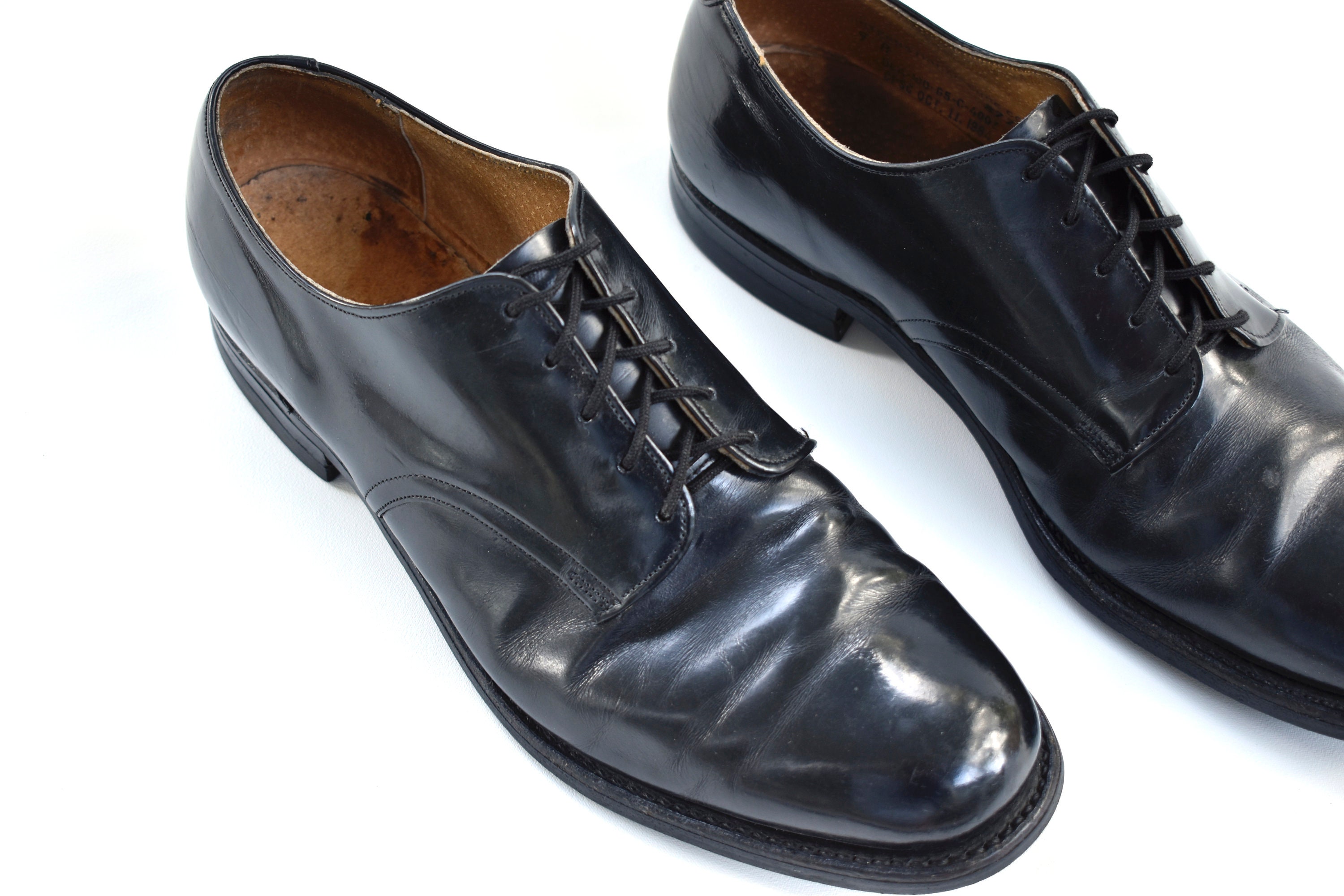 靴 80s service shoe by International Shoe C NOS U.S.NAVY Service Shoes 80s(International Shoe Co) | シフクノ