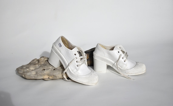 Vintage Guess Chunky Platform Shoes with Heel siz… - image 1