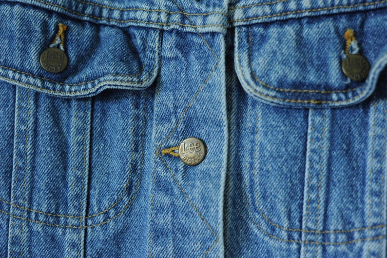 Made in USA Vintage Lee Riders Denim Jacket Womens size Small ITEM635