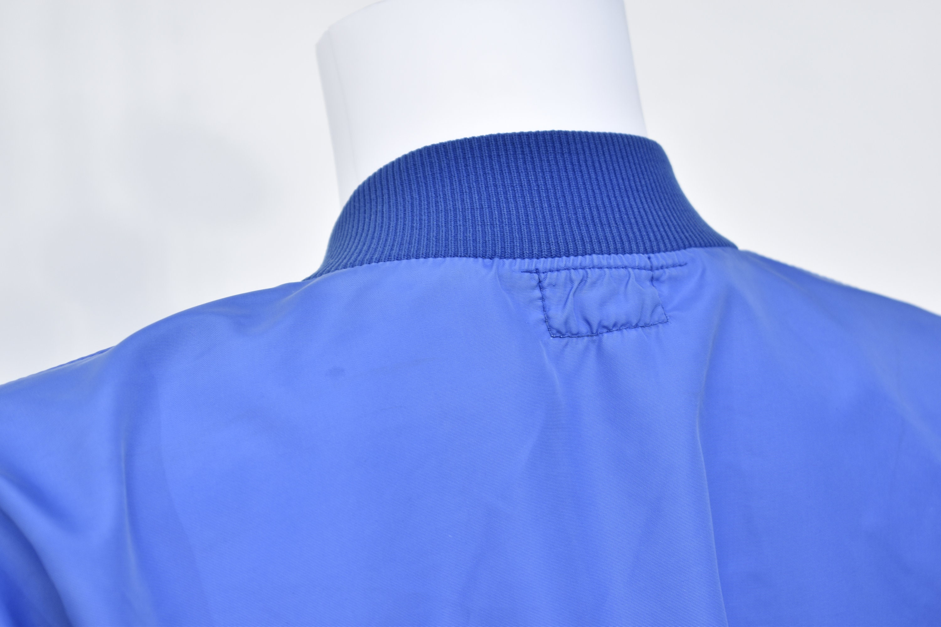 Vintage USA 60's 70's Light Weight Nylon Bomber Snap Jacket