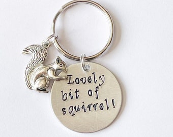 Friday Night Dinner Gifts For Teenagers Gifts For Men Keyring For Him, Friday Night Dinner Keyring For Her, Lovely Bit Of Squirrel, Funny