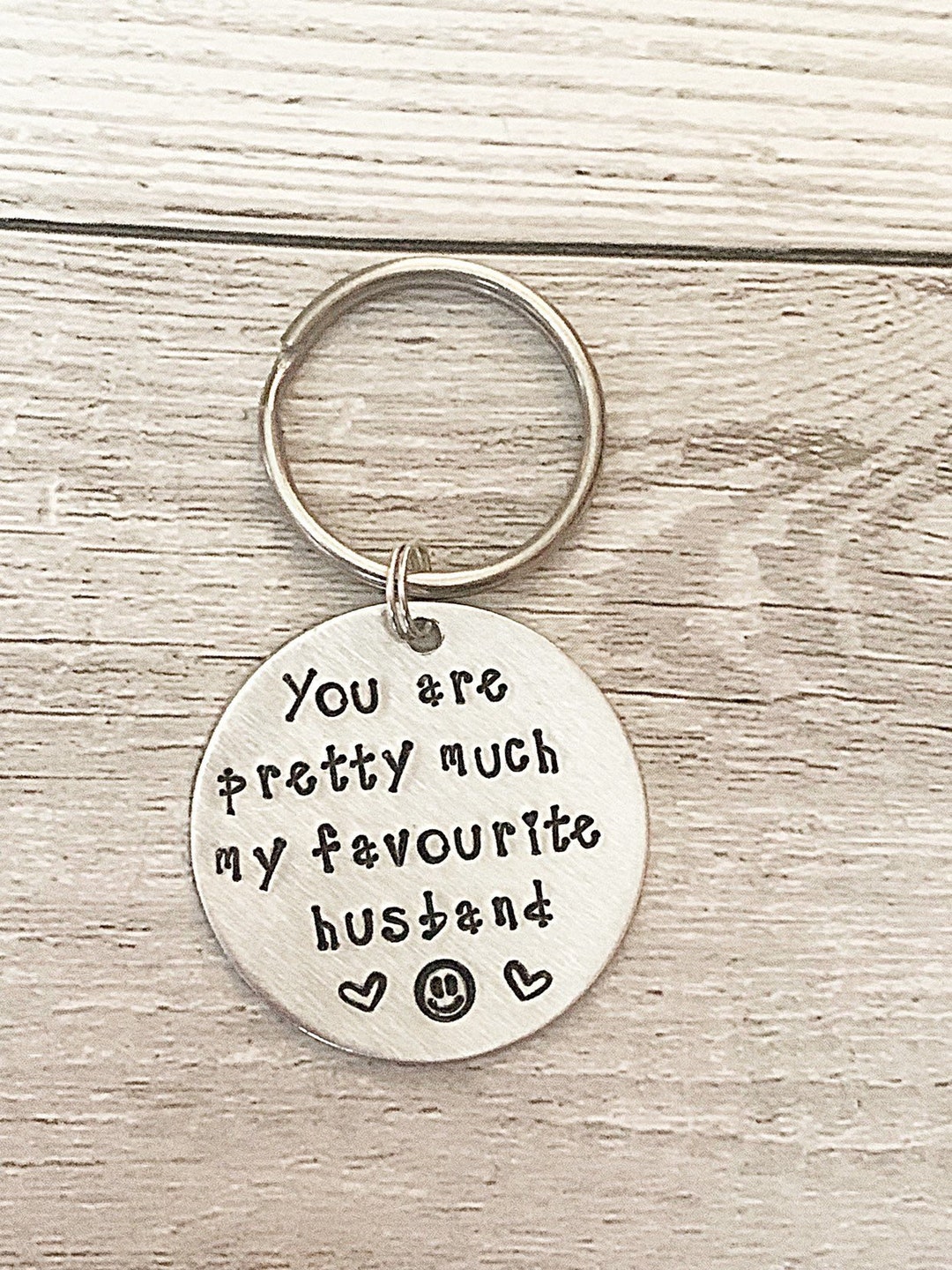 "To My Man" Engraved Stainless Steel Keychain - Romantic Gift For Husband, Anniversary, Valentines