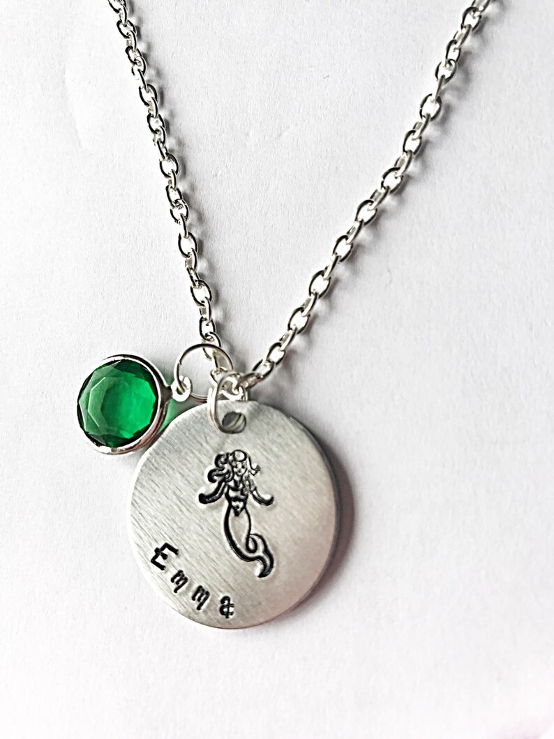 personalised girls necklace