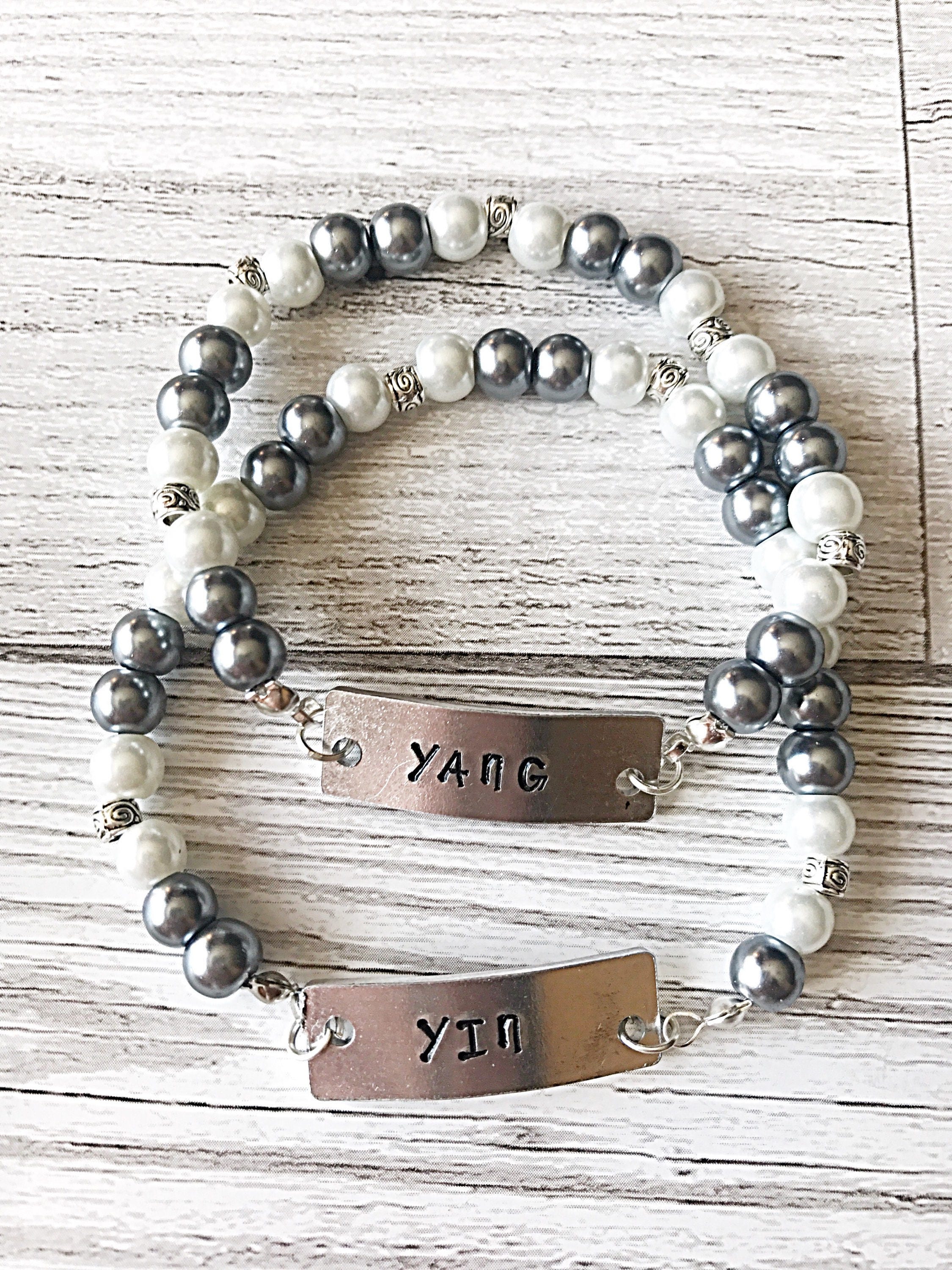 Yin Yang Bracelets Best Friend Bracelets Friendship | Etsy