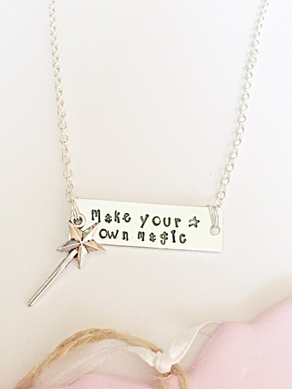 fairy wand necklace