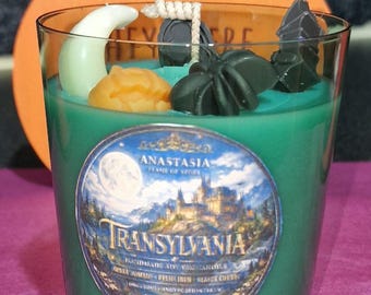 Transylvania Soy Candle – Gothic Ombra Nomad, Fresh Linen, Black Cherry (300g)