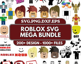 Game SVG Bundle, Gaming Font, Roblox Svg, Birthday Svg, Cricut for Files, Digital Download, PNG, Svg, Eps, Dxf