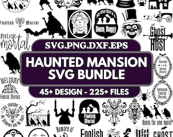 Haunted Mansion SVG, Ghost Halloween Png, Cartoon Svg, Haunted Mansion Layered, Instant Download, Cricut files, dxf, eps