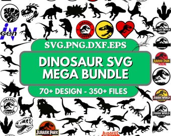Dinosaur Svg Mega Bundle, Baby Dinosaur Svg, Dinosaur Cricut Cut Files, T-rex Svg, Dino Svg, Dino Svg, Clipart, Png, Dxf, Eps