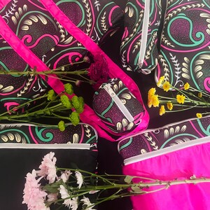 Handmade Quilted African Print Tote Bag | Ankara Shoulder Bag | SaloneandStitch