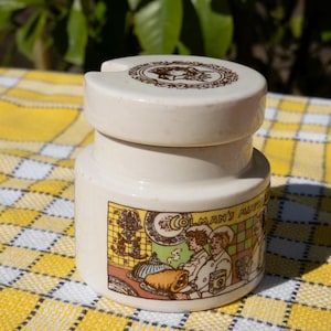 Vasetto di senape Colman's / Prodotto nel Regno Unito / Anni '70 /