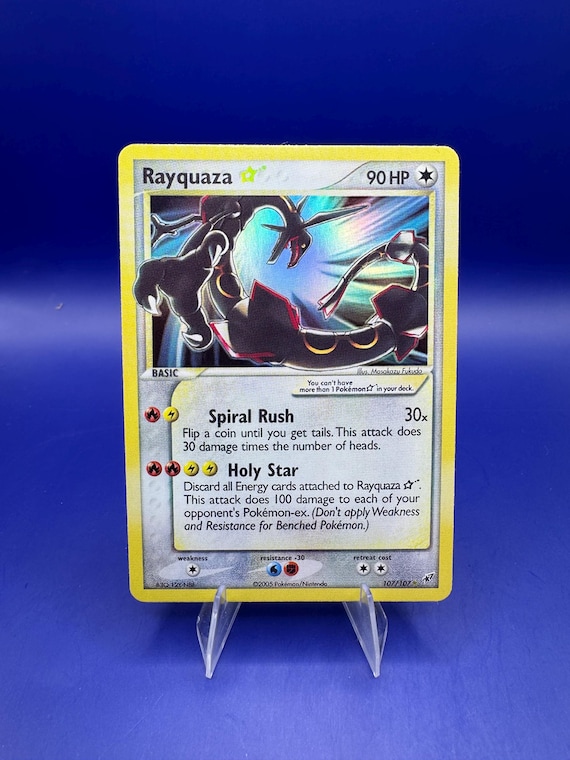 レックウザ☆ 1ED 067/082 Rayquaza Gold Star Rayquaza Gold Star 067/082 Clash of the Blue Sky 2004 Pokemon Card