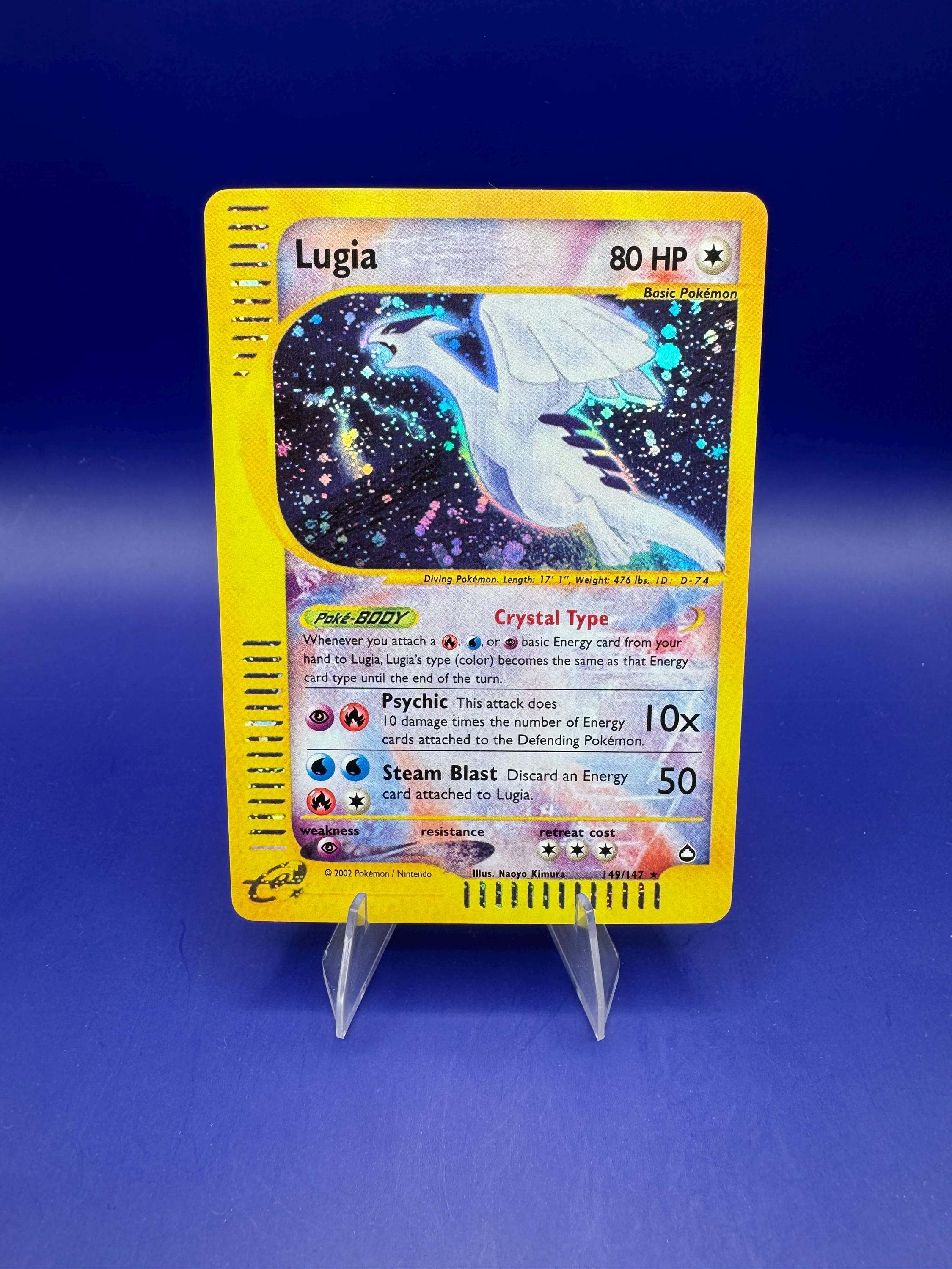 【ポケモンカード】Lugia Crystal Type カードe 英語版 Pokemon Card e Lugia (Crystal Type / 1st EDITION) 090/087