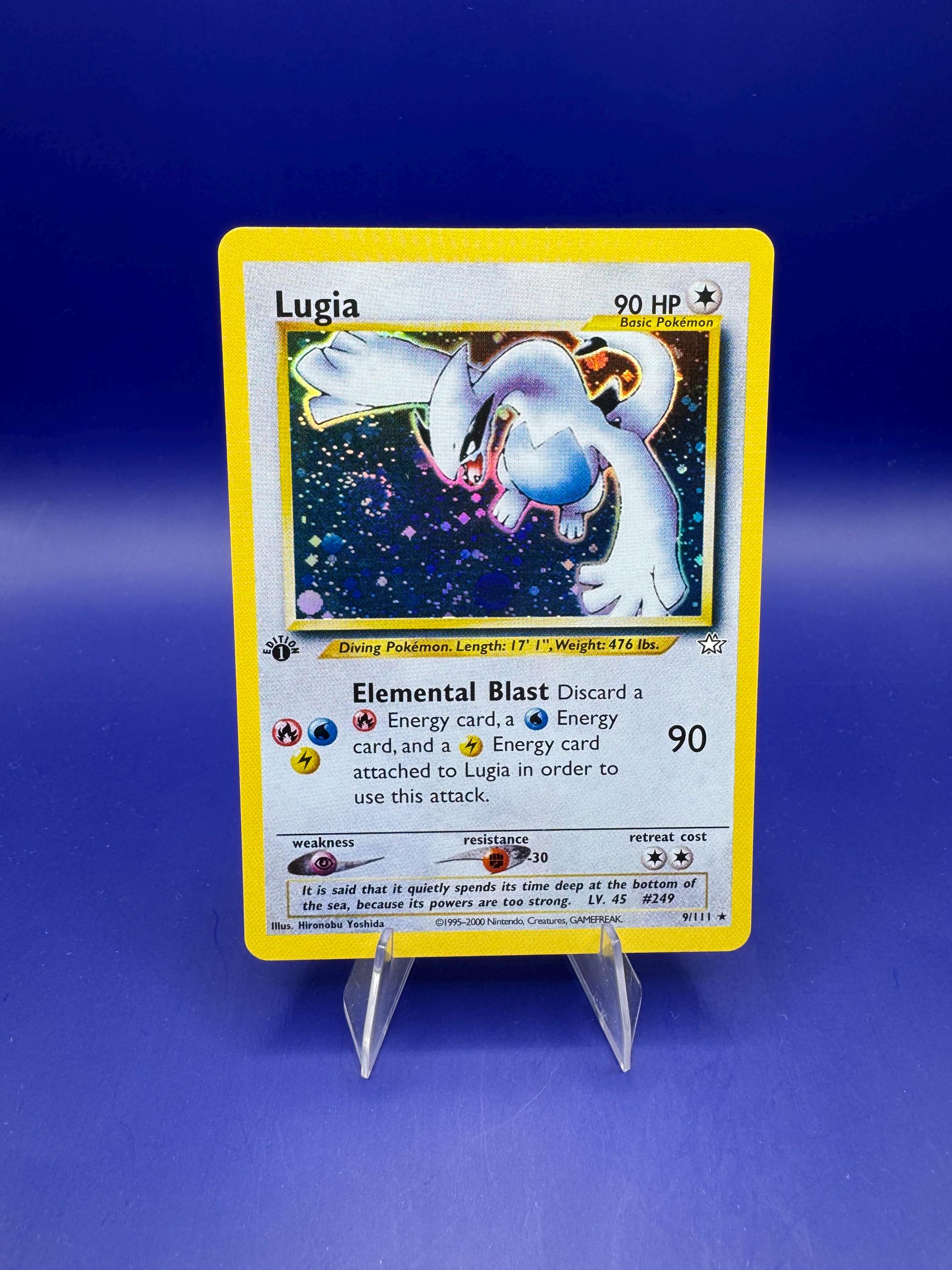 lugia holographic pokemon card PSA 9 2000 POKEMON JAPANESE NEO #249 LUGIA-HOLO – Pikamew HK main image 1