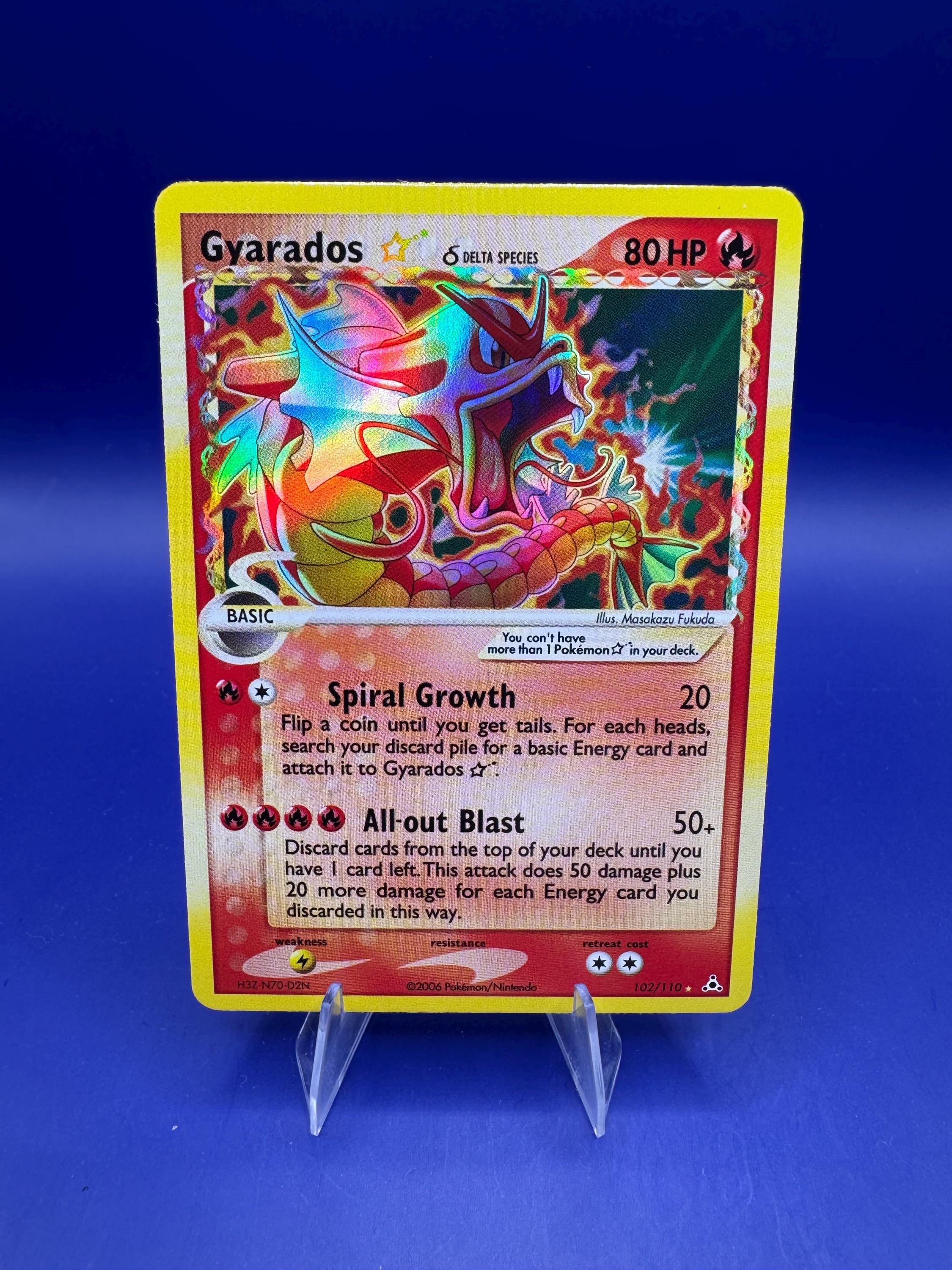 all delta species pokemon cards Gyarados Star (102/110) (Delta Species) [EX: Holon Phantoms] main image 0