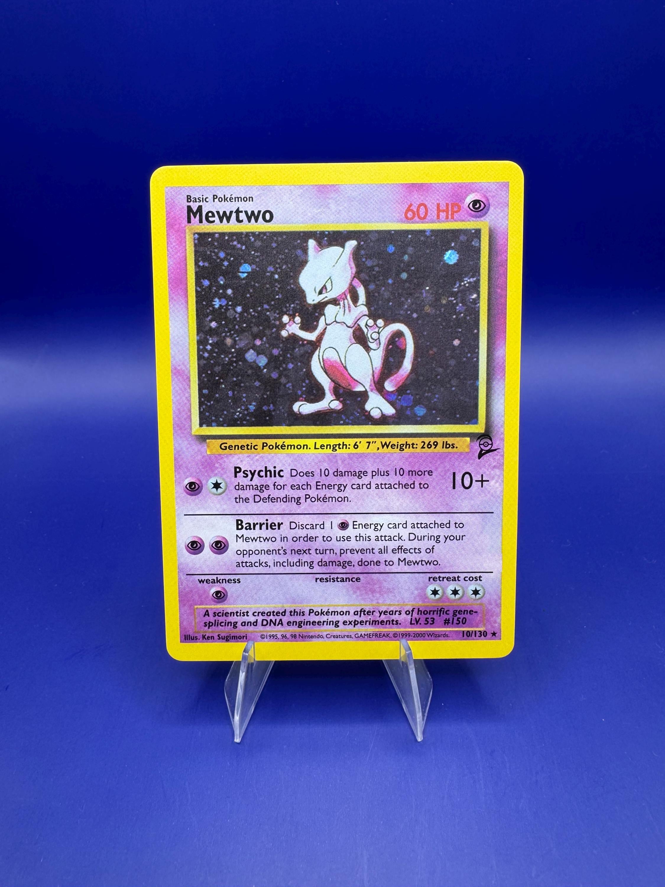 Mewtwo Holo Proxy Card - Etsy