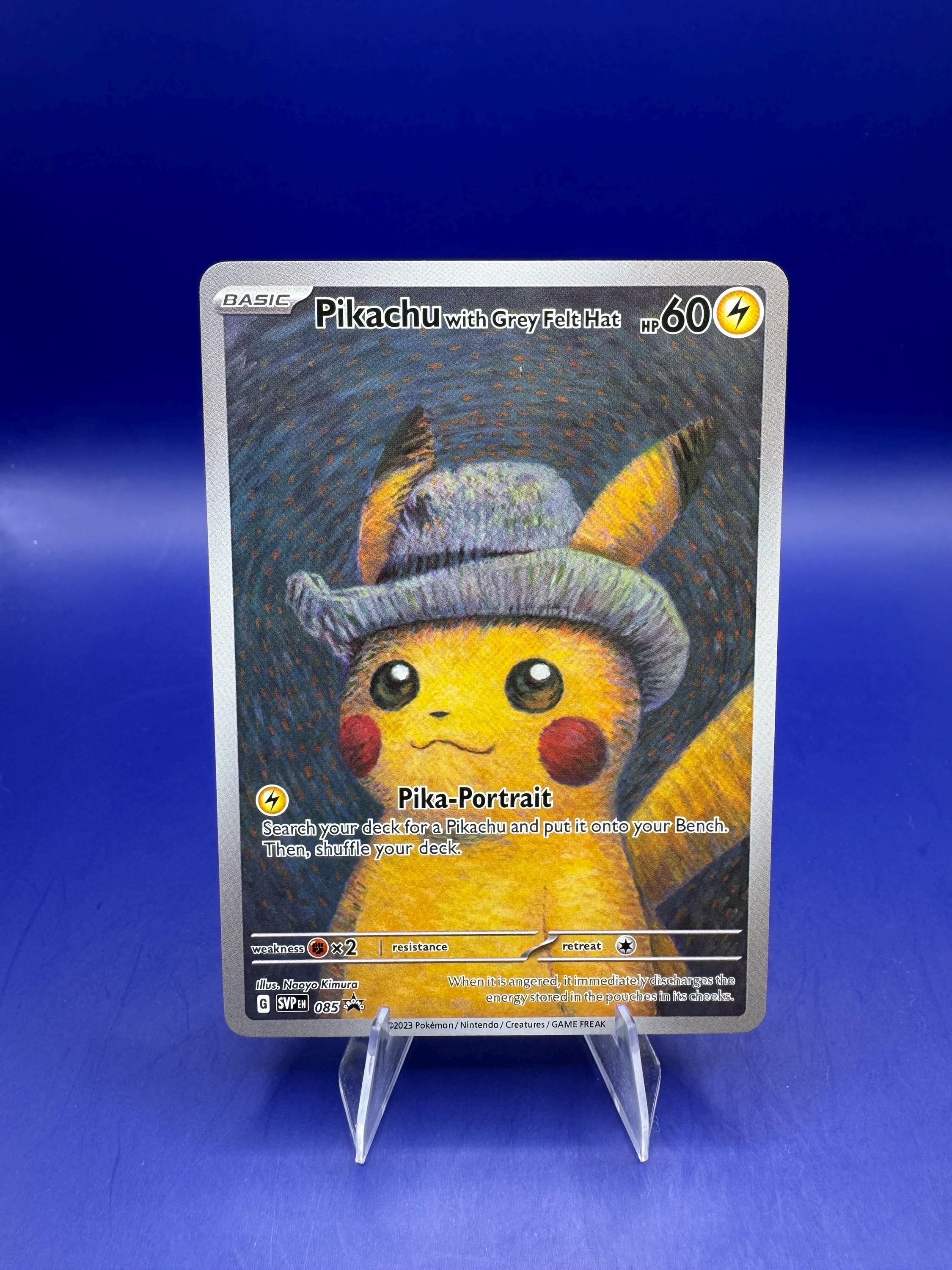 2023 ピカチュウ グレー フェルト帽 オマケ付き』2023 ピカチュウ グレーのフェルト帽子 PSA 10 2026年最新