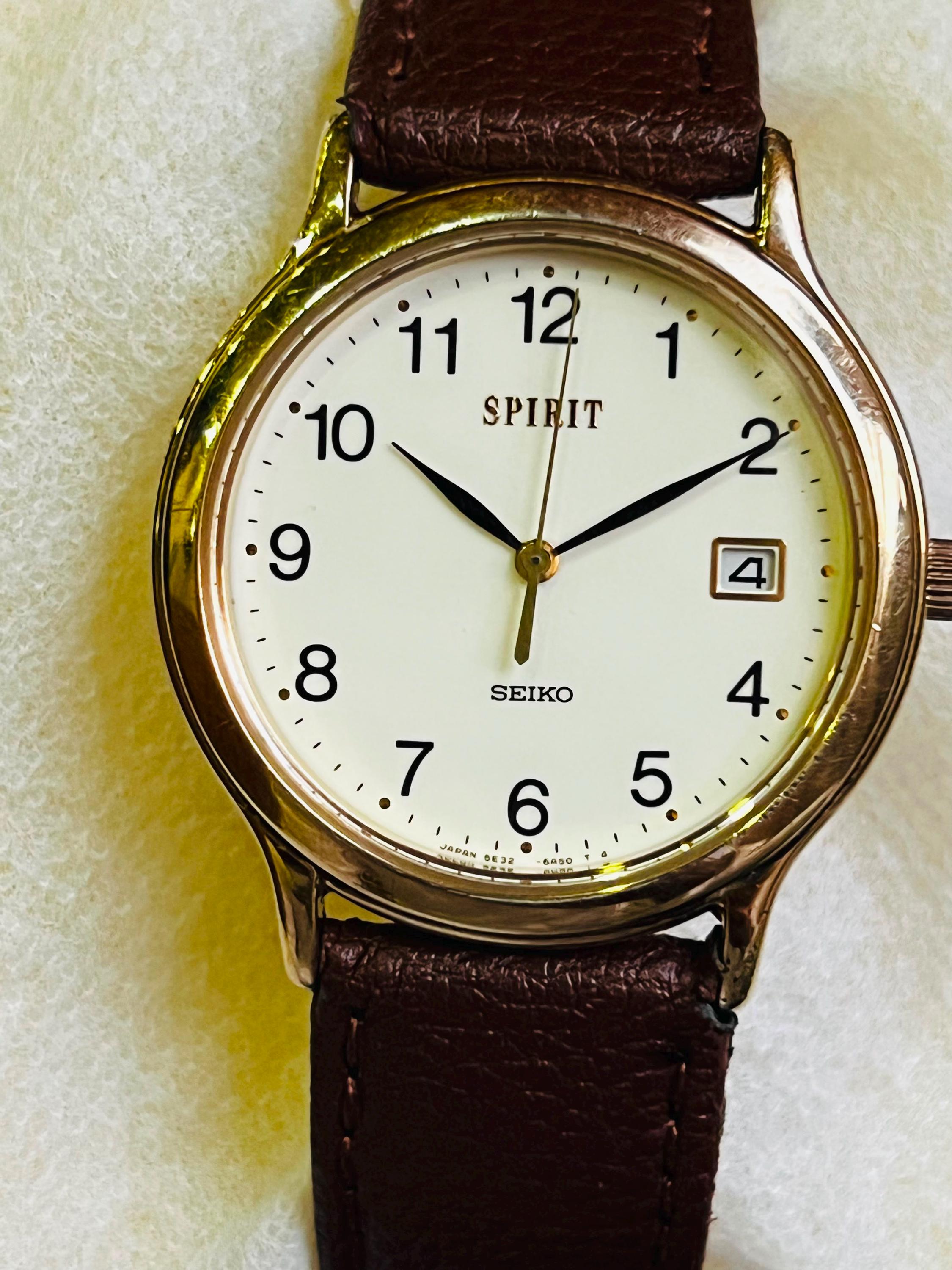 Seiko Spirit Quartz - Etsy