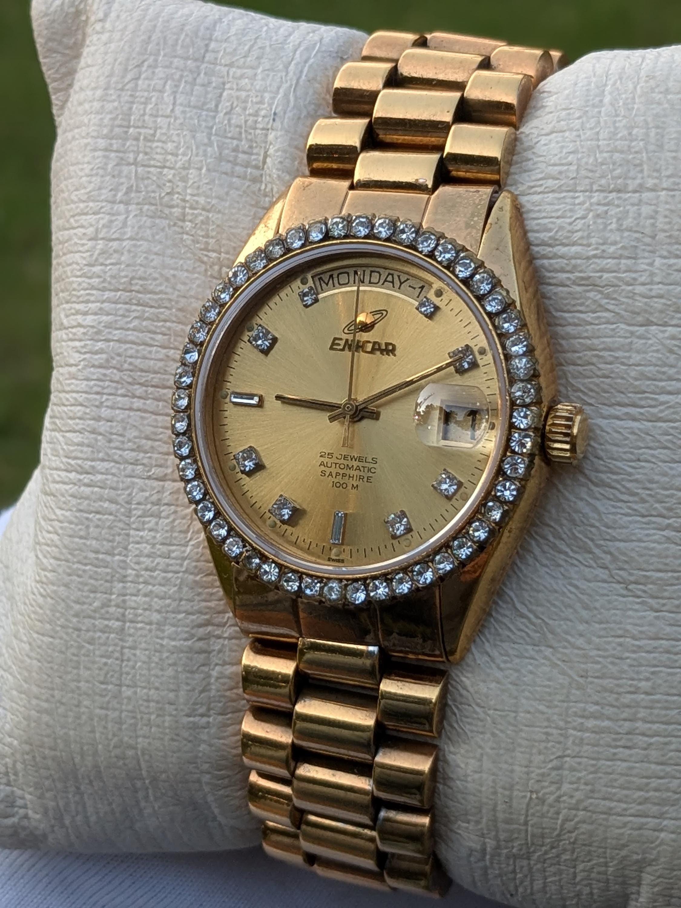 Vintage Enicar President Ultra Sonic 25jewels Automatic Wrist
