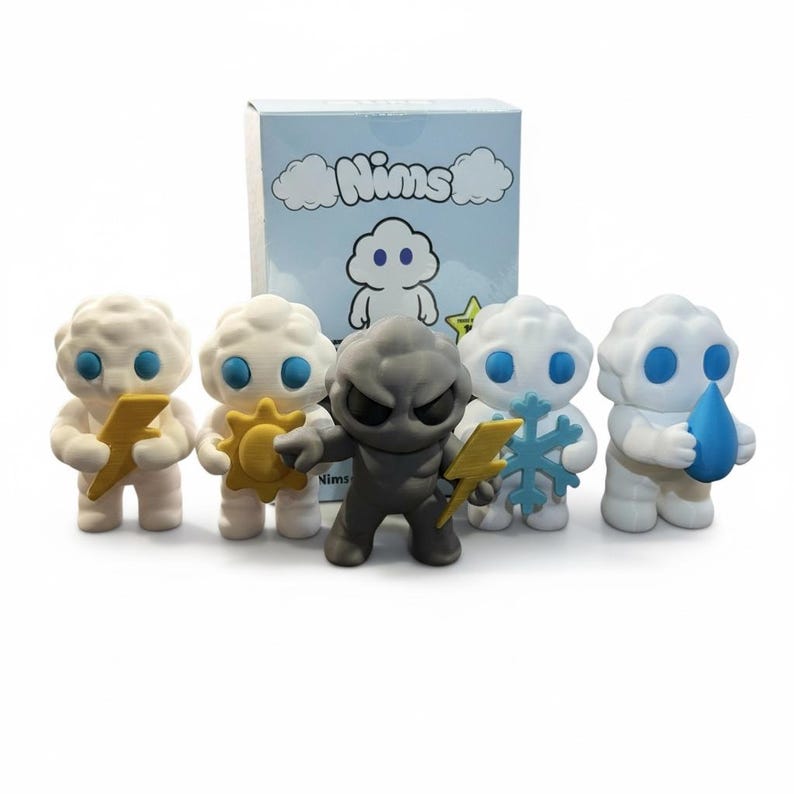 Nims Blind Box Series 1 – 3D Printed Cloud Figure