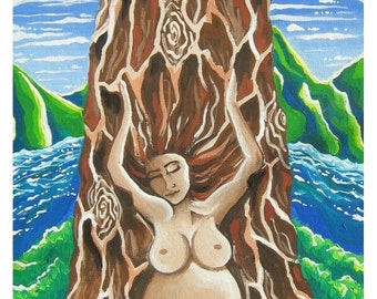 The Earth Mama, Lake Tahoe, 2011, Giclee print, 5.6" x 11"