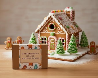 Gingerbread House Escape Room Kit for Kids | Age 8+