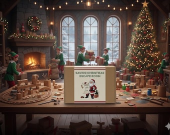 Christmas Escape Room Kit for Kids | Age 8+