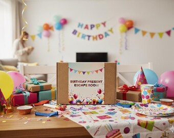 Birthday Escape Room Kit for Kids | Age 8+