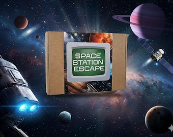 Space Station Escape Room Kit for Kids | Age 6+