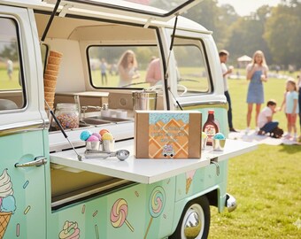 Summer Ice Cream Escape Room Kit for Kids | Age 6+
