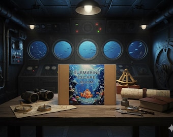 Under the Sea Submarine Escape Room Kit for Kids | Age 4 - 6