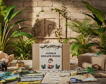 Jungle Safari Escape Room Kit for Kids | Age 4 - 6