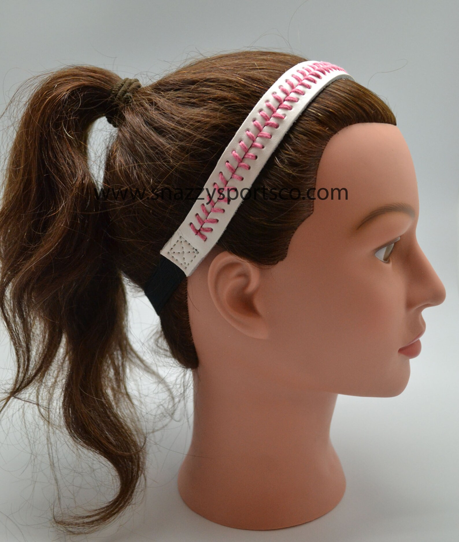Softball Headband Pink and White Etsy