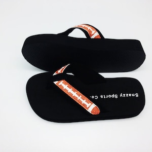 Leather Sports Flip Flops (Baseball*Softball*Football*Basketball*Soccer)
