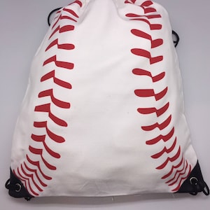 Baseball Drawstring Bag