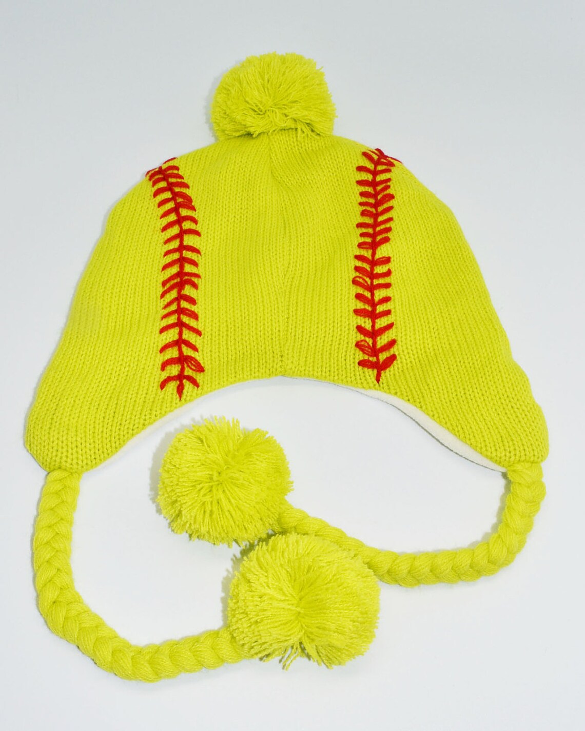 Softball Knit Hat Etsy
