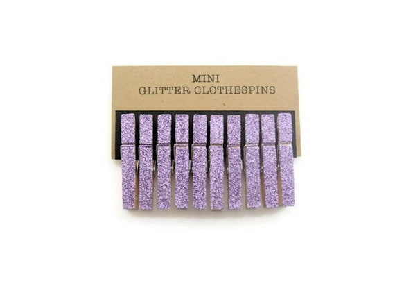 Baby Clothes Pins (12 Pack) - Lavender