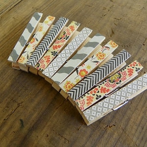 Mini Clothespins With Grey Twine. Shades of Grey. Black Chevron. Orange ...