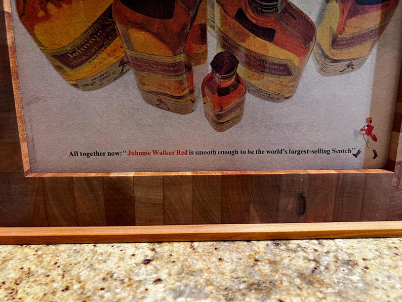 1960s Johnnie Walker Red Label Scotch Whiskey Life Magazine Ad bild 3